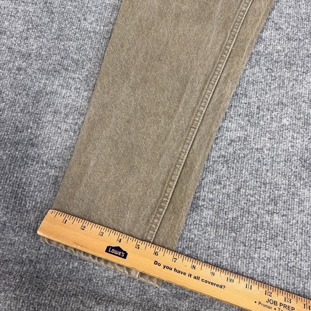 Vintage Levi's 550 Orange Tab Brown Denim Jeans Made in USA Relaxed 31x32 90s - Picture 6 of 14